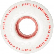 Ricta Clouds Red 86A Skateboard Wheels