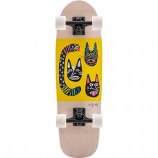 Landyachtz Dinghy Blunt Wild Cats Cruiser Skateboard Complete