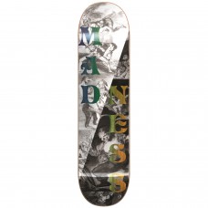 Madness Split Overlap R7 Black​/White 8.0 Skateboard Deck