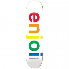 Enjoi Spectrum R7 White 8.25 Skateboard Deck