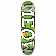 Meow Logo Green 7.75 Skateboard Deck